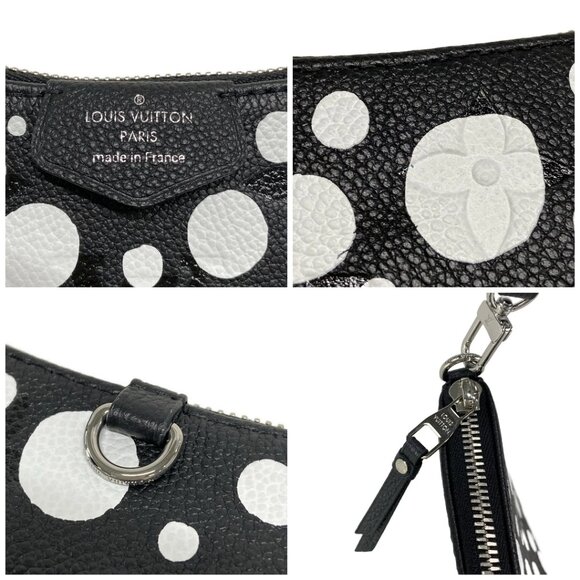 LOUIS VUITTON LV x YK Easy Pouch On-Strap M81908 Noir Blanc - Shoulder Bag - Picture 16 of 16